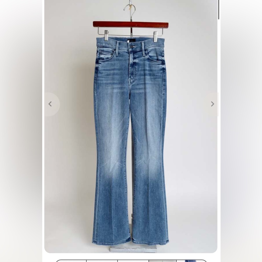 MOTHER Light Blue Flare Jeans